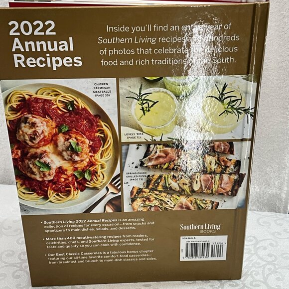 Southern Living 2022 Annual Recipes Hardcover Cookbook - Picture 3 of 5